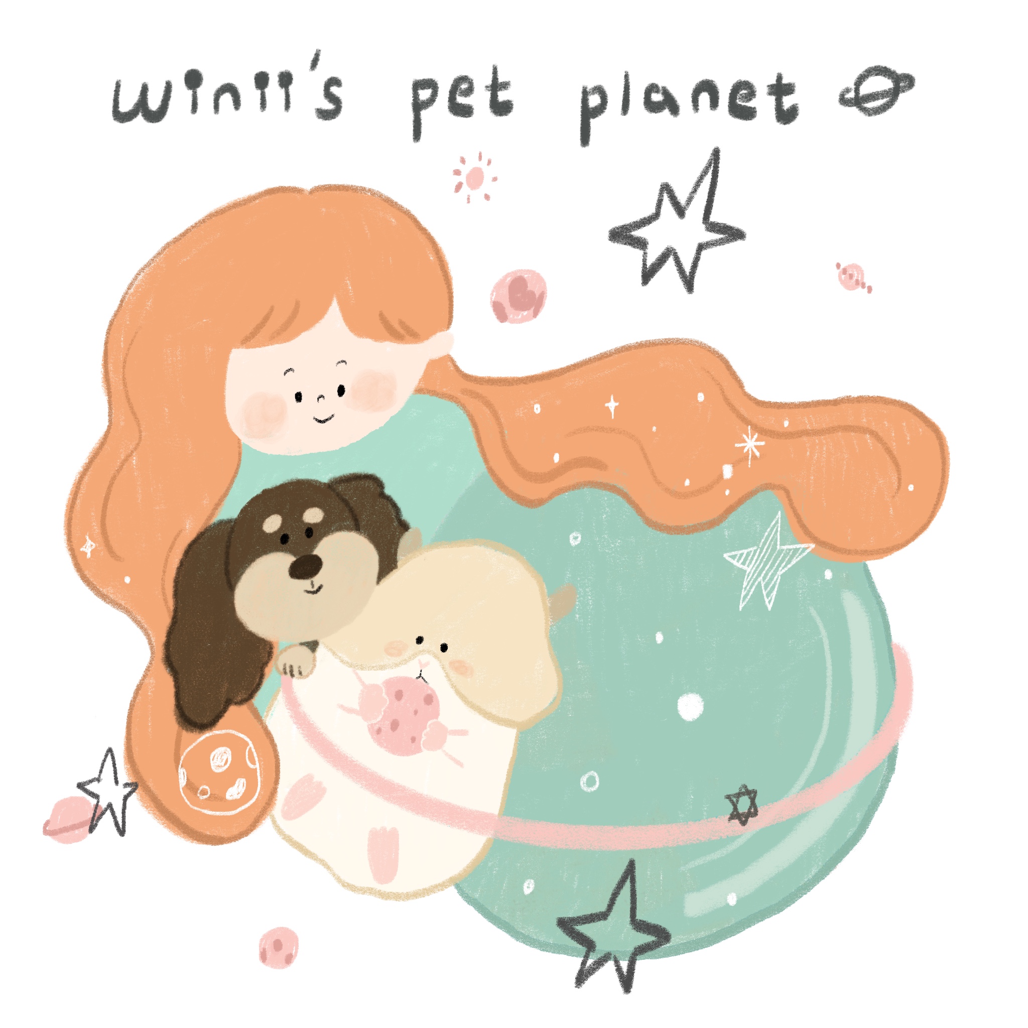 Winii's pet planet Logo